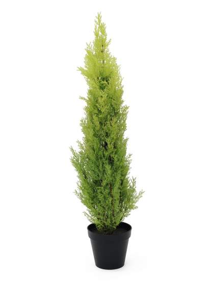 Europalms Zypresse, Leyland, 90cm, Kunststoffpflanze 