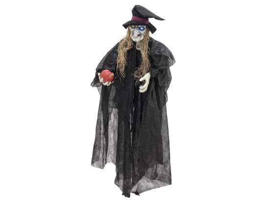 Europalms Halloween Hexe, schwarz, 170cm 