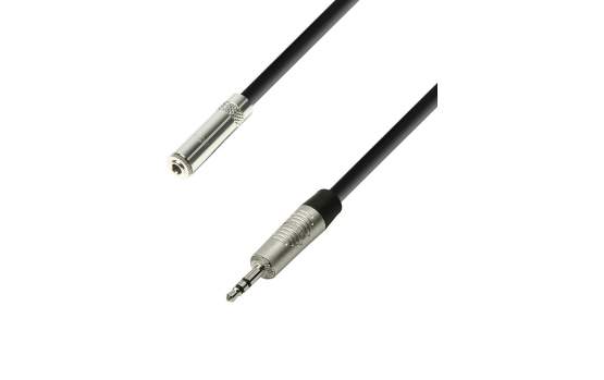 Adam Hall Cables K4 BYVW 0600 - Kopfhörerverlängerung 3,5 mm Klinkenbuchse stereo auf 3,5 mm Klinke stereo, 6 m 