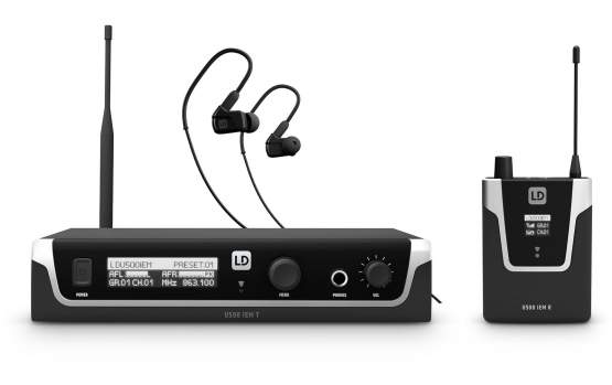 LD Systems U505 IEM HP - In-Ear Monitoring-System mit Ohrhörern 
