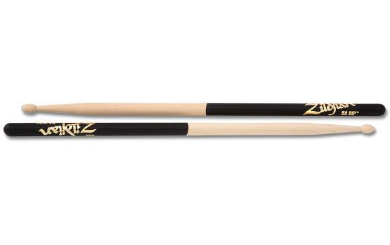 Zildjian Drumsticks 5A Wood Dip Serie, schwarz 