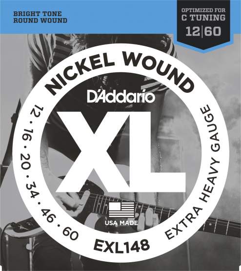 Daddario EXL148 Saitensatz für E-Gitarre 012-060 