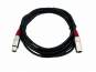 Omnitronic XLR Kabel 3pol 3m, schwarz/rot 