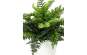 Europalms Farnbusch im Dekotopf, 51 Blätter, 48cm, Kunststoffpflanze 