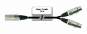 Omnitronic Adapterkabel XLR (M) / 2 x XLR (F) 1,5m schwarz 
