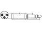 Omnitronic Adapterkabel XLR (M) / Klinke stereo 5m, schwarz 