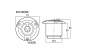 Monacor XLR-703JSM Schockabsorber mit XLR-Buchse 