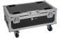 Roadinger Flightcase 6x AKKU UP-4 QCL Spot QuickDMX MK2 mit Ladefunktion und Rollen 