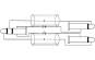 Omnitronic Adapterkabel 3,5 Klinke / 2 x Klinke 1,5m schwarz 