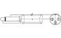 Omnitronic Adapterkabel XLR (F) / Klinke mono 2m schwarz 