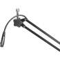 Adam Hall Stands Tisch Mikrofonarm mit integriertem XLR-Kabel 
