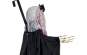 Europalms Halloween Figur Skelett La Catrina, animiert, 100cm 