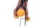 Europalms Halloween Bodenstecker Figur Kürbismann kopfüber, animiert, 153cm 