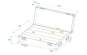 Roadinger Flightcase 4x LED IP Atmo Bar 10 