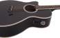 Dimavery AW-400 Western-Gitarre LH, schwarz 
