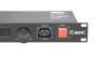 Adam Hall PCL 10 PRO Power Conditioner mit Volt- und Amperemeter, Display und Rack-Beleuchtung 